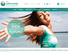Tablet Screenshot of osteocamp.com.br